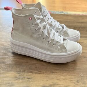 Little Girls Chuck Taylor All Star Move Sparkle Platform High Top size 4